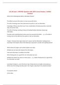 LIB 160 Exam &vert; UPDATED Questions with 100&percnt; Correct Answers &vert; Verified Solutions