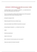 LIB 160 QUIZ 5 &vert; UPDATED Questions with 100&percnt; Correct Answers &vert; Verified Solutions