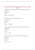 MBI 131 Final Exam &vert; UPDATED Questions with 100&percnt; Correct Answers &vert; Verified Solutions