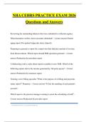 NHA CEHRS PRACTICE EXAM 2026 Questions and Answers