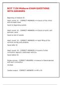 BCIT 7150 Midterm EXAM QUESTIONS WITH ANSWERS