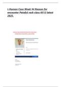 i-Human Case Week &num;4 Reason for  encounter Painful rash class 6512 latest  2025&period; What is the difference between a macular and a papular lesion in dermatologic  terminology&quest; - ANSWERSa macule is flat while a papule is raised Which viral rash typically pres