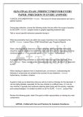 SLPA FINAL EXAM &vert; PERFECT PREP FOR EVERY PAPER &vert; PRECISION IN EVERY ANSWER&excl;
