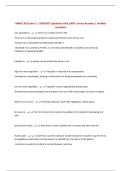 MMSC 433 Exam 1 &vert; UPDATED Questions with 100&percnt; Correct Answers &vert; Verified Solutions 