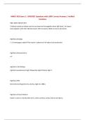 MMSC 433 Exam 2 &vert; UPDATED Questions with 100&percnt; Correct Answers &vert; Verified Solutions 