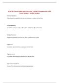 NCM 109&colon; Care of Mother and Child at Risk &vert; UPDATED Questions with 100&percnt; Correct Answers &vert; Verified Solutions