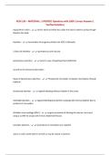 NCM 109 &ndash; MATERNAL &vert; UPDATED Questions with 100&percnt; Correct Answers &vert; Verified Solutions