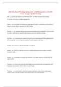 NCM 109&colon; &lpar;RLE&rpar; 1M Feeding Helpless Exam &vert; UPDATED Questions with 100&percnt; Correct Answers &vert; Verified Solutions