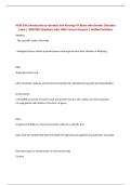 NCM 109&colon; Introduction to Genetics and Nursing of Clients with Genetic Disorders Exam &vert; UPDATED Questions with 100&percnt; Correct Answers &vert; Verified Solutions