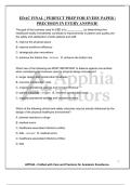 EDAC FINAL &vert; PERFECT PREP FOR EVERY PAPER &vert; PRECISION IN EVERY ANSWER&excl;
