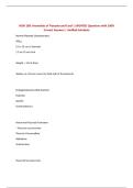 NCM 109&colon; Anomalies of Placenta and Cord &vert; UPDATED Questions with 100&percnt; Correct Answers &vert; Verified Solutions