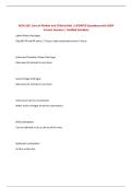 NCM 109&colon; Care of Mother and Child at Risk &vert; UPDATED Questions with 100&percnt; Correct Answers &vert; Verified Solutions
