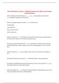 NCM 109 Module 1&colon; Genetics &vert; UPDATED Questions with 100&percnt; Correct Answers &vert; Verified Solutions