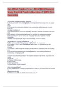 Gas CFESA Practice Test &ndash; 2025&sol;2026 Updated  Study Guide & Practice Questions &vert; 100&percnt; Pass  Guarantee