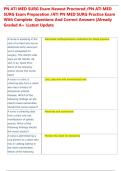 PN ATI MED SURG Exam Newest Proctored &sol;PN ATI MED  SURG Exam Preparation &sol;ATI PN MED SURG Practice Exam  With Complete  Questions And Correct Answers &vert;Already  Graded A&plus; Latest Update  