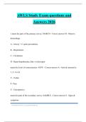 AWLS Study Exam questions and Answers 2026
