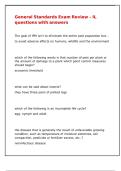 General Standards Exam Review &ndash; IL questions with answers