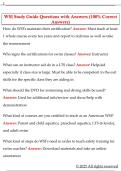 WSI Study Guide Questions with Answers &lpar;100&percnt; Correct  Answers&rpar; 