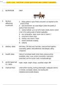 NURS 1160 - MIDTERM 2 EXAM QUESTIONS AND CORRECT ANSWERS