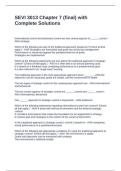 SEVI 3013 Chapter 7 &lpar;final&rpar; with Complete Solutions