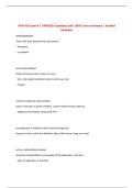NUR 414 Exam 4 &vert; UPDATED Questions with 100&percnt; Correct Answers &vert; Verified Solutions