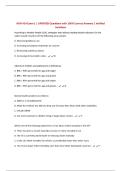 NUR 414 Exam 1 &vert; UPDATED Questions with 100&percnt; Correct Answers &vert; Verified Solutions