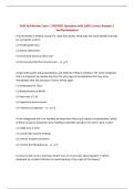 NUR 414 Review Exam &vert; UPDATED Questions with 100&percnt; Correct Answers &vert; Verified Solutions