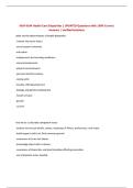 NUR 414A Health Care Disparities &vert; UPDATED Questions with 100&percnt; Correct Answers &vert; Verified Solutions