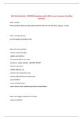 NUR 414A Suicide &vert; UPDATED Questions with 100&percnt; Correct Answers &vert; Verified Solutions