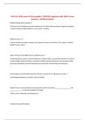 NUR 414&colon; PEDS exam &num;1 &lpar;focus guide&rpar; &vert; UPDATED Questions with 100&percnt; Correct Answers &vert; Verified Solutions