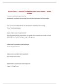 NUR 414 Exam 2 &vert; UPDATED Questions with 100&percnt; Correct Answers &vert; Verified Solutions