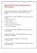 Jeff-s Psych 210 Exam 1 JMU questions with answers
