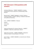 PSY 210 exam 1 CSU questions with answers