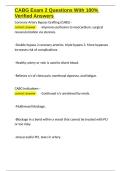 CABG Exam 2 Questions With 100- Verified Answers&period;docx
