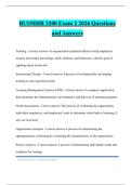 BUSMHR 3200 Exam 2 2026 Questions and Answers