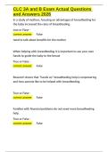 CLC 3A and B Exam Actual Questions and Answers 2026&period;docx