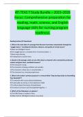 ATI TEAS 7 Study Bundle &ndash; 2025&ndash;2026  Focus&colon; Comprehensive preparation for  reading&comma; math&comma; science&comma; and English  language skills for nursing program  readiness&period;