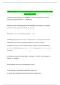 MDARD Michigan Core Pesticide Applicator Exam Questions and Answers&vert; New  Update 100&percnt; Verified 