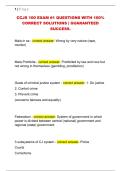 CCJS 100 EXAM &num;1 QUESTIONS WITH 100&percnt;  CORRECT SOLUTIONS &vert; GUARANTEED  SUCCESS&period; 
