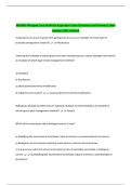 MDARD Michigan Core Pesticide Applicator Exam Questions and Answers&vert; New  Update 100&percnt; Verified 