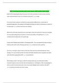 MDC 4 Final Exam&vert; Questions with Correct Answers 100&percnt; Verified &vert;Latest Update