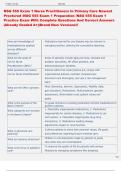 NSG 555 Exam 1 Nurse Practitioners In Primary Care Newest  Proctored &sol;NSG 555 Exam 1 Preparation &sol;NSG 555 Exam 1  Practice Exam With Complete Questions And Correct Answers  &vert;Already Graded A&plus;&vert;&vert;Brand New Versions&excl;&excl;