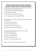 ENGR TEST 1 QUESTIONS AND CORRECT DETAILED  ANSWERS &lpar;VERIFIED ANSWERS&rpar; ALREADY GRADED A&plus; 