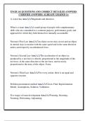 ENGR 161 QUESTIONS AND CORRECT DETAILED ANSWERS  &lpar;VERIFIED ANSWERS&rpar; ALREADY GRADED A&plus;