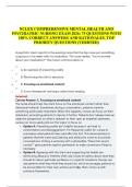 NCLEX Comprehensive Mental Health and Psychiatric Nursing Exam &lpar;2025&ndash;2026&rpar; &colon; 75 Verified Questions with 100&percnt; Correct Answers and Rationales
