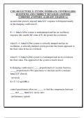 CME 405 LECTURE 11 &lpar;TUNING FEEDBACK CONTROLLERS&rpar;  QUESTIONS AND CORRECT DETAILED ANSWERS  &lpar;VERIFIED ANSWERS&rpar; ALREADY GRADED A&plus;
