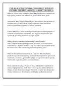 CME 405 QUIZ 1 QUESTIONS AND CORRECT DETAILED  ANSWERS &lpar;VERIFIED ANSWERS&rpar; ALREADY GRADED A&plus; 