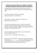 CME 405 QUIZ 2 QUESTIONS AND CORRECT DETAILED  ANSWERS &lpar;VERIFIED ANSWERS&rpar; ALREADY GRADED A&plus;
