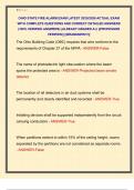 OHIO STATE FIRE ALARM EXAM LATEST 2025&sol;2026 ACTUAL EXAM  WITH COMPLETE QUESTIONS AND CORRECT DETAILED ANSWERS  &lpar;100&percnt; VERIFIED ANSWERS&rpar; &vert;ALREADY GRADED A&plus;&vert; &vert;&vert;PROFESSOR  VERIFIED&vert;&vert; &vert;&vert;BRANDNEW&excl;&excl;&excl;&vert;&vert; 