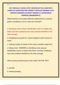 PECT MODULE 3 EXAM LATEST 2025&sol;2026 ACTUAL EXAM WITH  COMPLETE QUESTIONS AND CORRECT DETAILED ANSWERS &lpar;100&percnt;  VERIFIED ANSWERS&rpar; &vert;ALREADY GRADED A&plus;&vert; &vert;&vert;PROFESSOR  VERIFIED&vert;&vert; &vert;&vert;BRANDNEW&excl;&excl;&excl;&vert;&vert; 